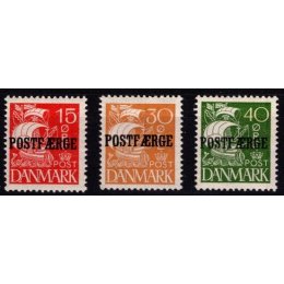 1919- 20 - Danmark - AFA PF 10-11 og 13 - Frimærke - Postfrisk.